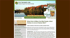 Desktop Screenshot of mitetreatments.com